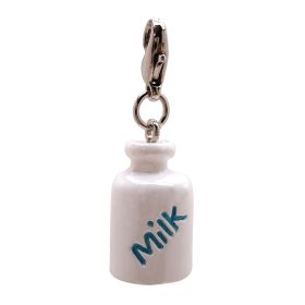 Poly 3 D Milk Bottle Charm
